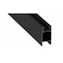 Profil typu Lumines Dulio v lakované černé barvě, délka 2,02 m