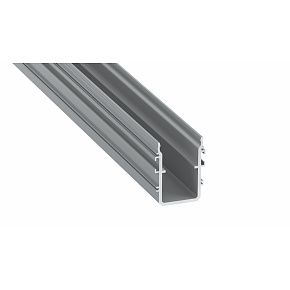 Profil svítidla typu Lumines Strada M3 v anodizoném stříbrném provedení, délka 3 m