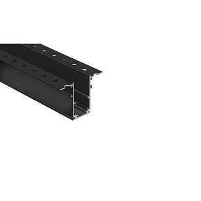 LUMINES GENESIS Magnetic track recessed trimless black 1 m
