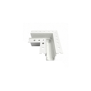 LUMINES GENESIS Magnetic track recessed trimless 90° connector H white LUMINES GENESIS Magnetic track recessed trimless 90° connector H white
