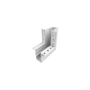 LUMINES GENESIS Magnetic track recessed trimless 90° connector V white LUMINES GENESIS Magnetic track recessed trimless 90° connector V white