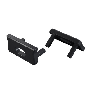 LUMINES ALU koncová krytka černě lakovaná s otvorem LUMINES ALU koncová krytka černě lakovaná s otvorem