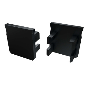 LUMINES ALU koncová krytka Y černá