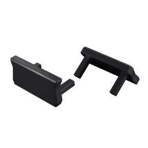 Koncová krytka LUMINES ALU, černá, lakovaná Koncová krytka LUMINES ALU, černá, lakovaná