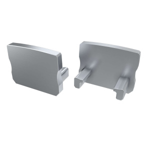 LUMINES Koncový kryt A VYSOKÝ šedý