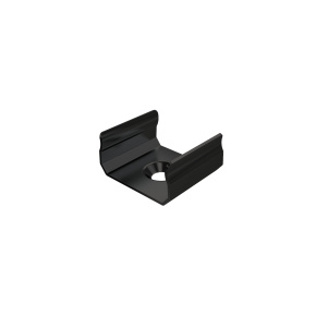 MET mounting clip for LUMINES A profile, black lacquered MET mounting clip for LUMINES A profile, black lacquered