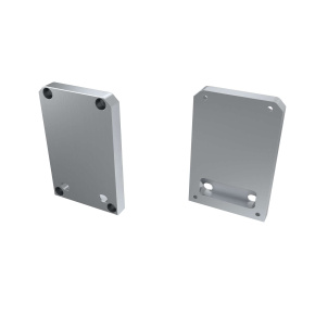 LUMINES ALU koncová krytka TALIA M2 stříbrná