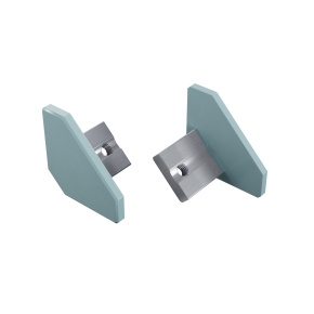 LUMINES ALU koncová krytka pootevřená Nebesky modrá lakovaná LUMINES ALU koncová krytka pootevřená Nebesky modrá lakovaná