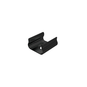 MET mounting clip for LUMINES X profile, black lacquered