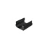MET mounting clip for LUMINES X profile, black lacquered