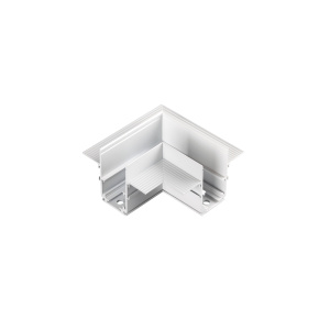 LUMINES GENESIS Magnetic track recessed 90° connector horizontal white