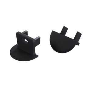 Černá koncovka LUMINES s otvorem Černá koncovka LUMINES s otvorem