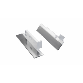 LUMINES ALU koncovka ZATI bílá s otvorem vlevo