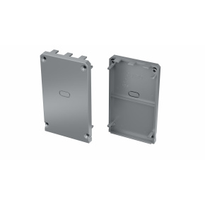 Koncová krytka LUMINES Claro šedá 2w1