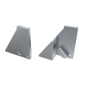 Koncovka Lumines ALU I6 8 mm stříbrná pravá s podporou