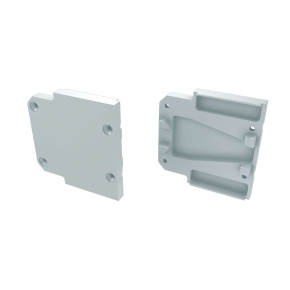 Koncovka LUMINES ALU DOPIO bílá