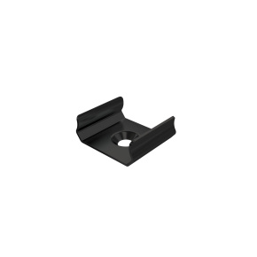 MET mounting clip for LUMINES D profile, black lacquered