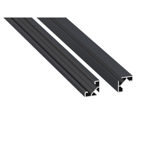 Profil LUMINES typ pootevřený Antracit lakovaný 2,02 m