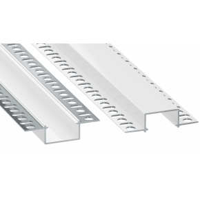 Profil LUMINES typu Hiro s bílou lakovanou povrchovou úpravou, délka 1 m