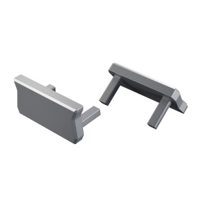 Koncovka LUMINES ALU stříbrně eloxovaná Koncovka LUMINES ALU stříbrně eloxovaná