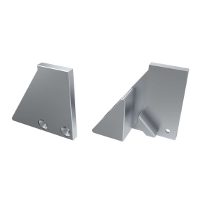 Koncovka ALU pro LUMINES I10 10mm stříbrná levá s výztuhou