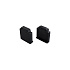 End cap for LUMINES SOLVIA profile black