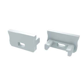 LUMINES Koncovka A bílá s otvorem