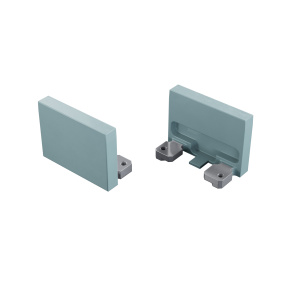 LUMINES ALU koncová krytka alba v barvě modré oblohy