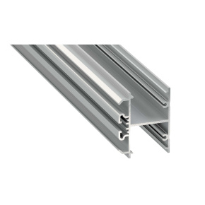 Profilový typ Lumines Dopio, anodizované stříbrné provedení, délka 1 m Profilový typ Lumines Dopio, anodizované stříbrné provedení, délka 1 m
