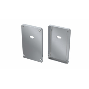 Koncovka LUMINES CLARO stříbrná s otvorem