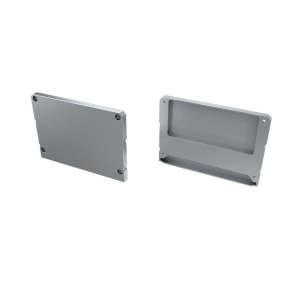 LUMINES ALU koncovka LARGO M1 + LARGO stříbrná