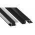 Profil Lumines typu MONO černý lakovaný bez perforace, délka 2,02 m