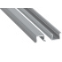 Profil LUMINES typu axin stříbrné eloxované úpravy, délka 1 m