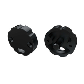 LUMINES ALU koncová krytka COSMO černá s možností nastavení s otvorem LUMINES ALU koncová krytka COSMO černá s možností nastavení s otvorem