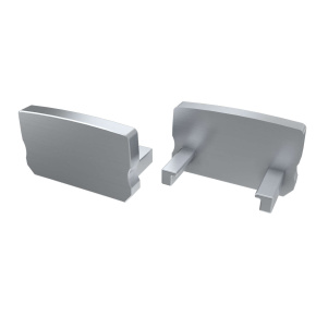 Koncová krytka LUMINES D HIGH stříbrně lakovaná