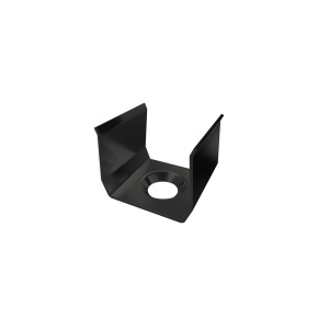 MET mounting clip for LUMINES axel profile, black lacquered