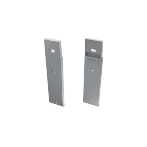 LUMINES ALU koncová krytka FLARO stříbrná levá základní provedení s otvorem