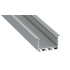 Profil Lumines typu INSO v eloxované stříbrné barvě, 1 m.