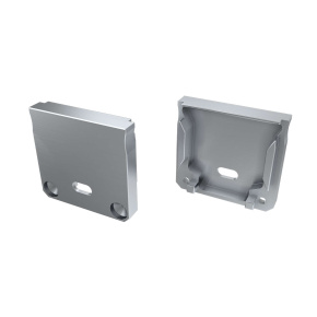 LUMINES ALU koncovka DILEDA stříbrná s otvorem LUMINES ALU koncovka DILEDA stříbrná s otvorem