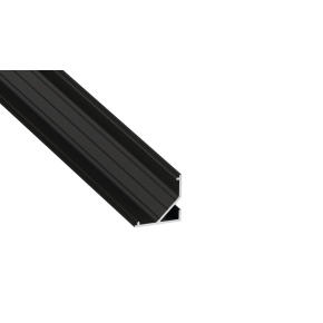 TEKKNI ARRE Set, black, frozen, 2.02 m