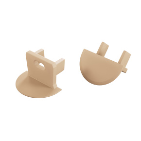 LUMINES koncová krytka se závitem, barva slonovinová s otvorem LUMINES koncová krytka se závitem, barva slonovinová s otvorem