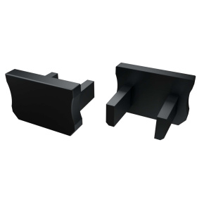 LUMINES ALU koncová krytka X černá