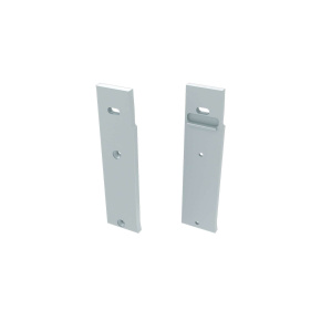 LUMINES ALU koncovka FLARO bílá levá základní provedení s otvorem LUMINES ALU koncovka FLARO bílá levá základní provedení s otvorem