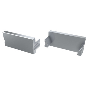 LUMINES koncový kryt TERRA šedý