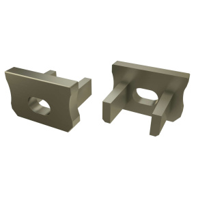 Koncovka LUMINES X nerez s otvorem Koncovka LUMINES X nerez s otvorem