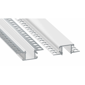 Monobarevný svítidlový profil typu Lumines, lakovaný bílou barvou, délka 2,02 m. Monobarevný svítidlový profil typu Lumines, lakovaný bílou barvou, délka 2,02 m.