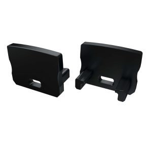 LUMINES ALU koncovka A VYSOKÁ černá s otvorem