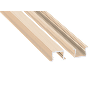 Profil LUMINES typu axiálu Světlý Slon lakovaný, délka 2,02 m Profil LUMINES typu axiálu Světlý Slon lakovaný, délka 2,02 m