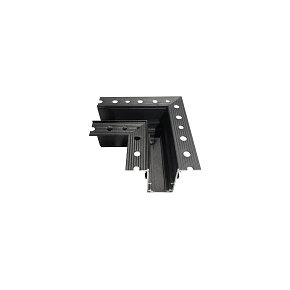 LUMINES GENESIS Magnetic track recessed trimless 90° connector H black