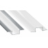 Profil LED osvětlení typu HIRO bílý lakovaný bez perforace, délka 1 m
